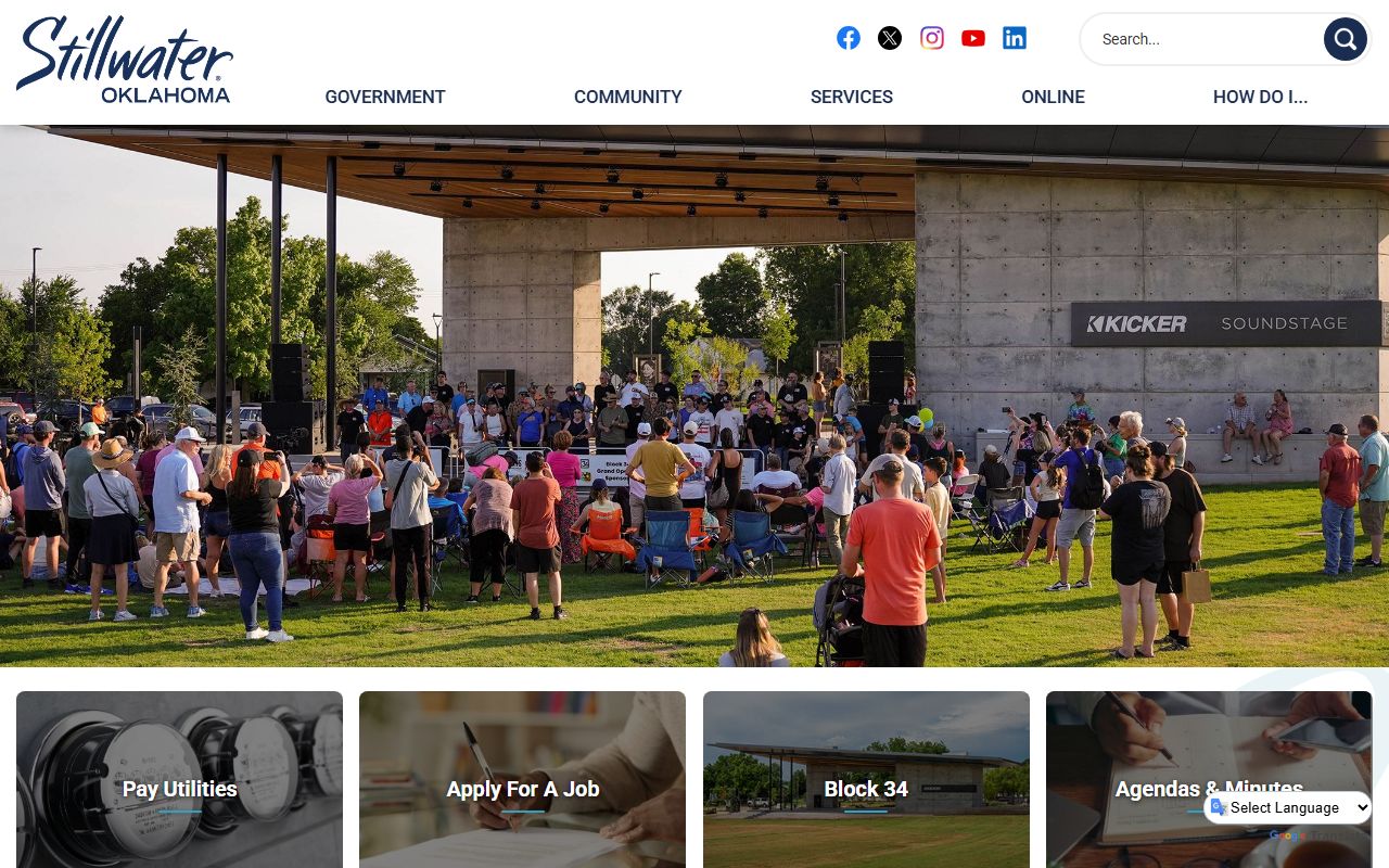 Stillwater City Clerk page