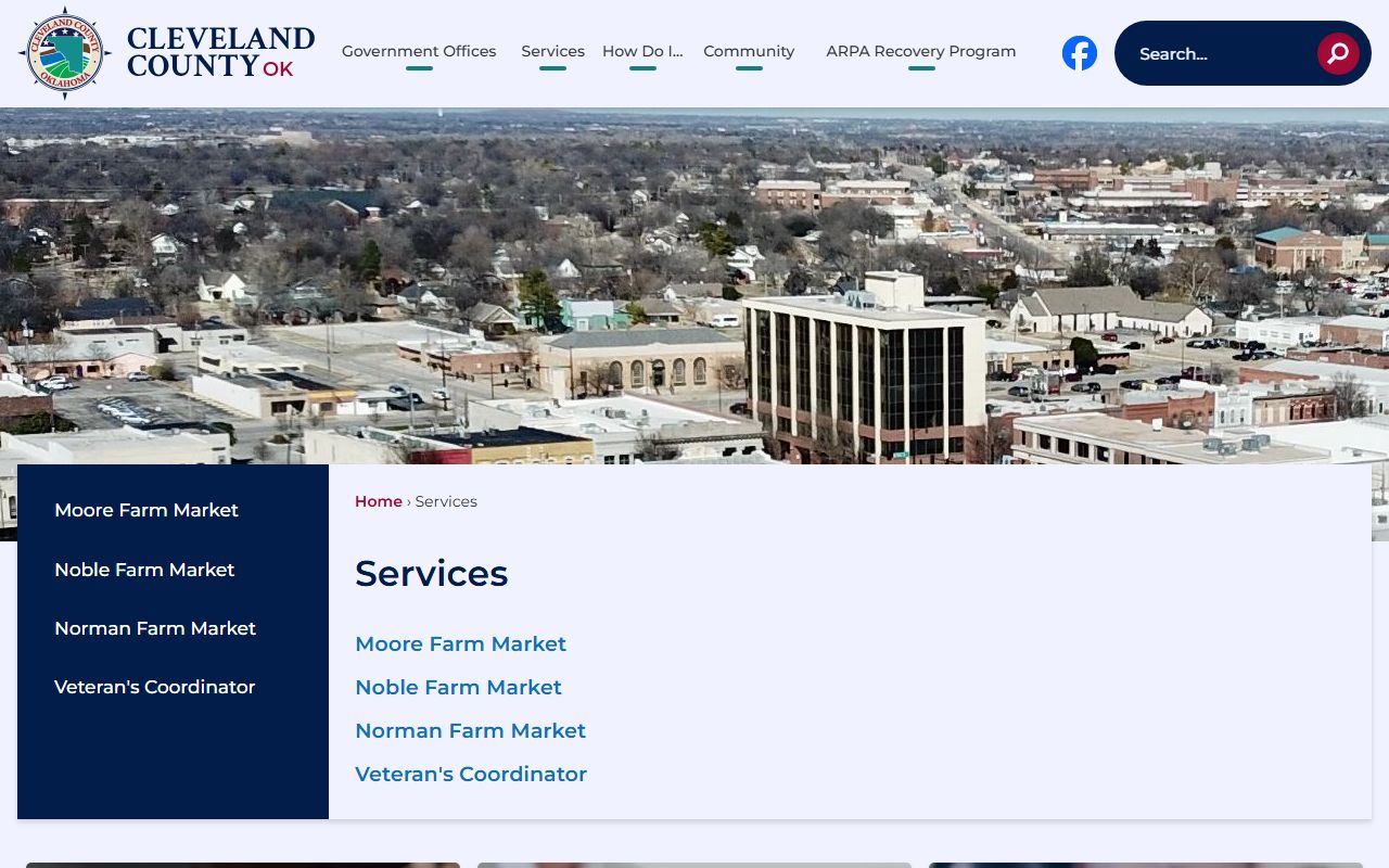 Cleveland County Court Clerk marriage records page