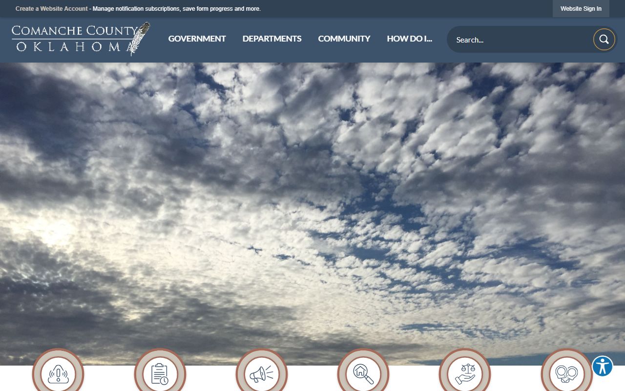 Comanche County government portal marriage records