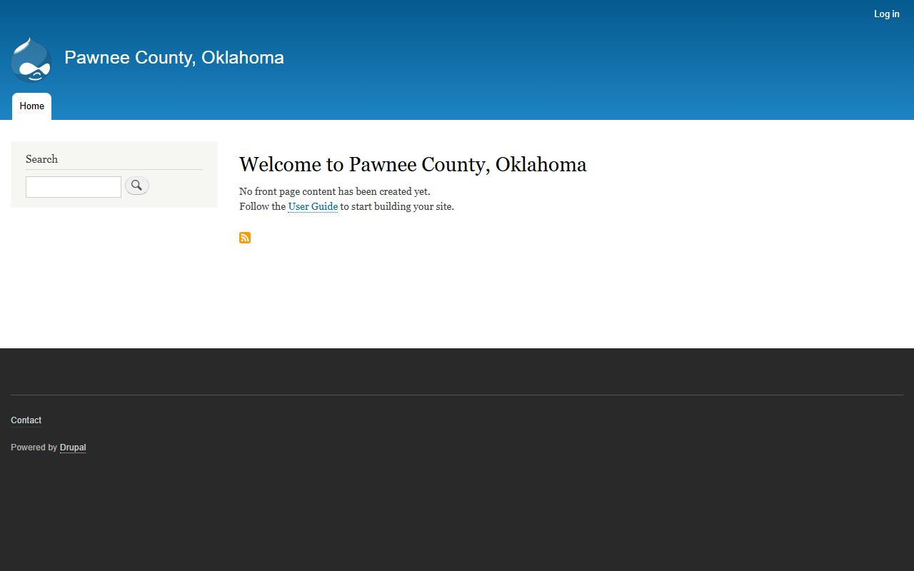 Pawnee County government portal for marriage records