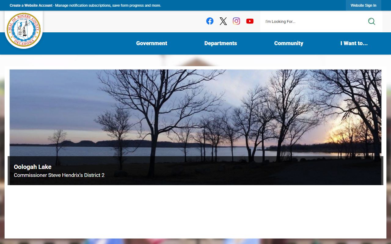 Rogers County government portal for marriage records